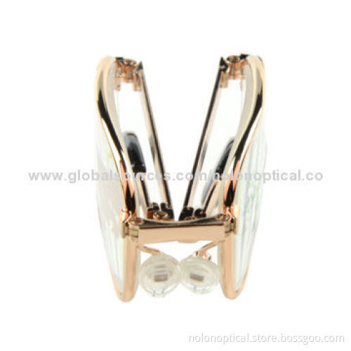 Mini Folding Metal Reading Glasses with Case, Customized Logos Accepted